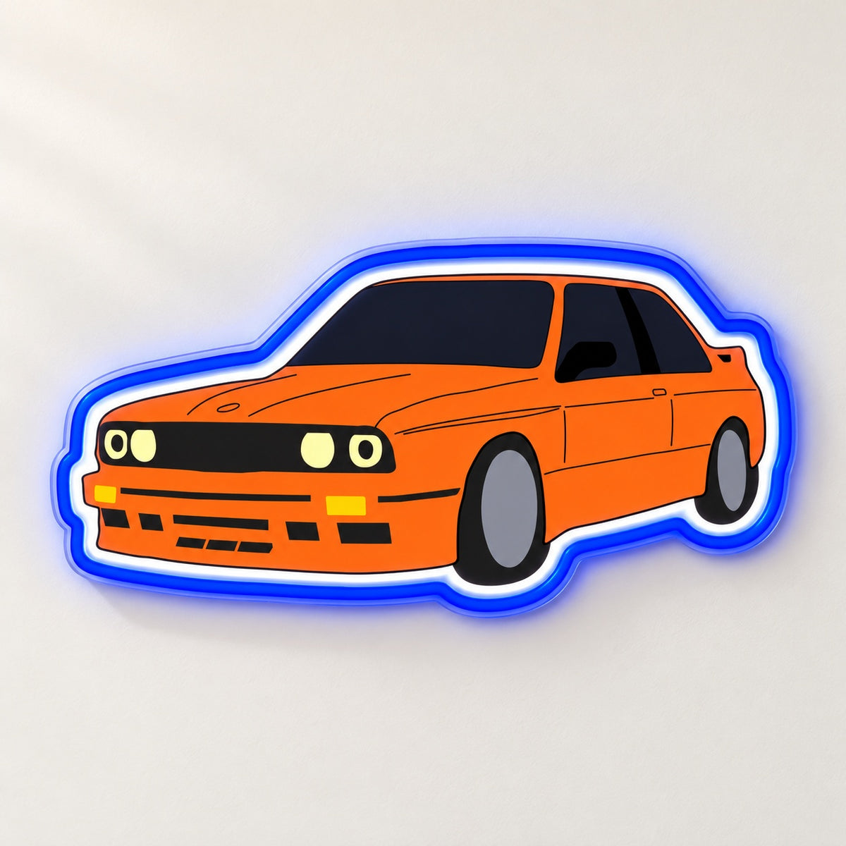 Sport Coupe LED Neon Sign - natural light view