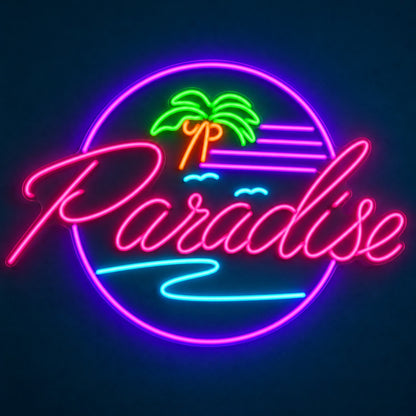 Paradise LED Neon Sign - product hero