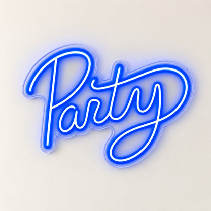 Party LED Neon Sign - natural light view