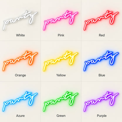 Party LED Neon Sign - nine-color grid
