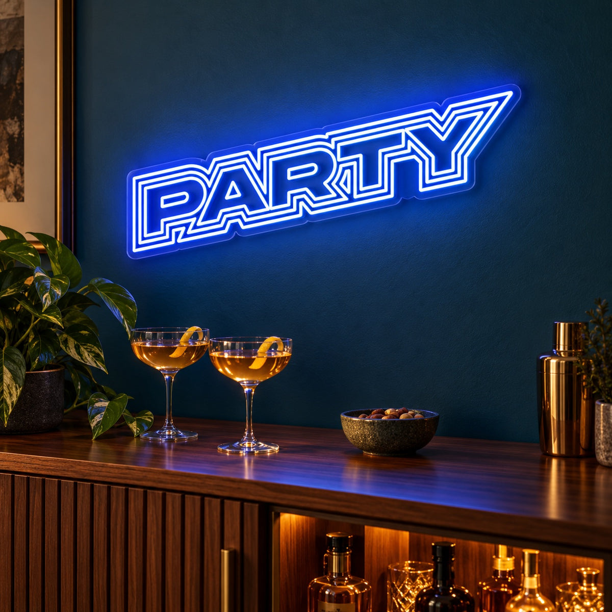 Party LED Neon Sign - advertising view