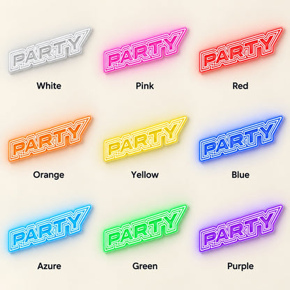 Party LED Neon Sign - nine-color grid