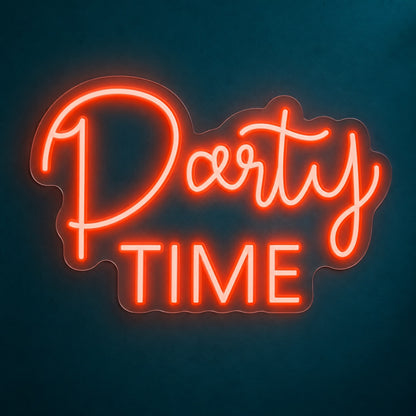 Party Time LED Neon Sign - product hero