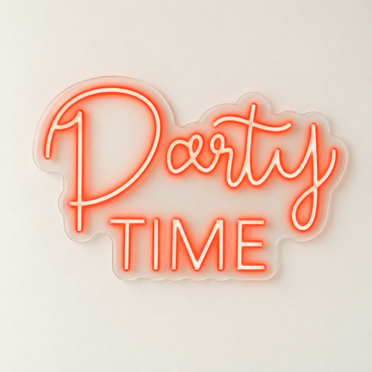 Party Time LED Neon Sign - natural light view