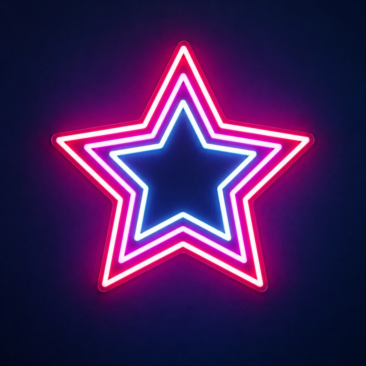 Nested Star LED Neon Sign - product hero