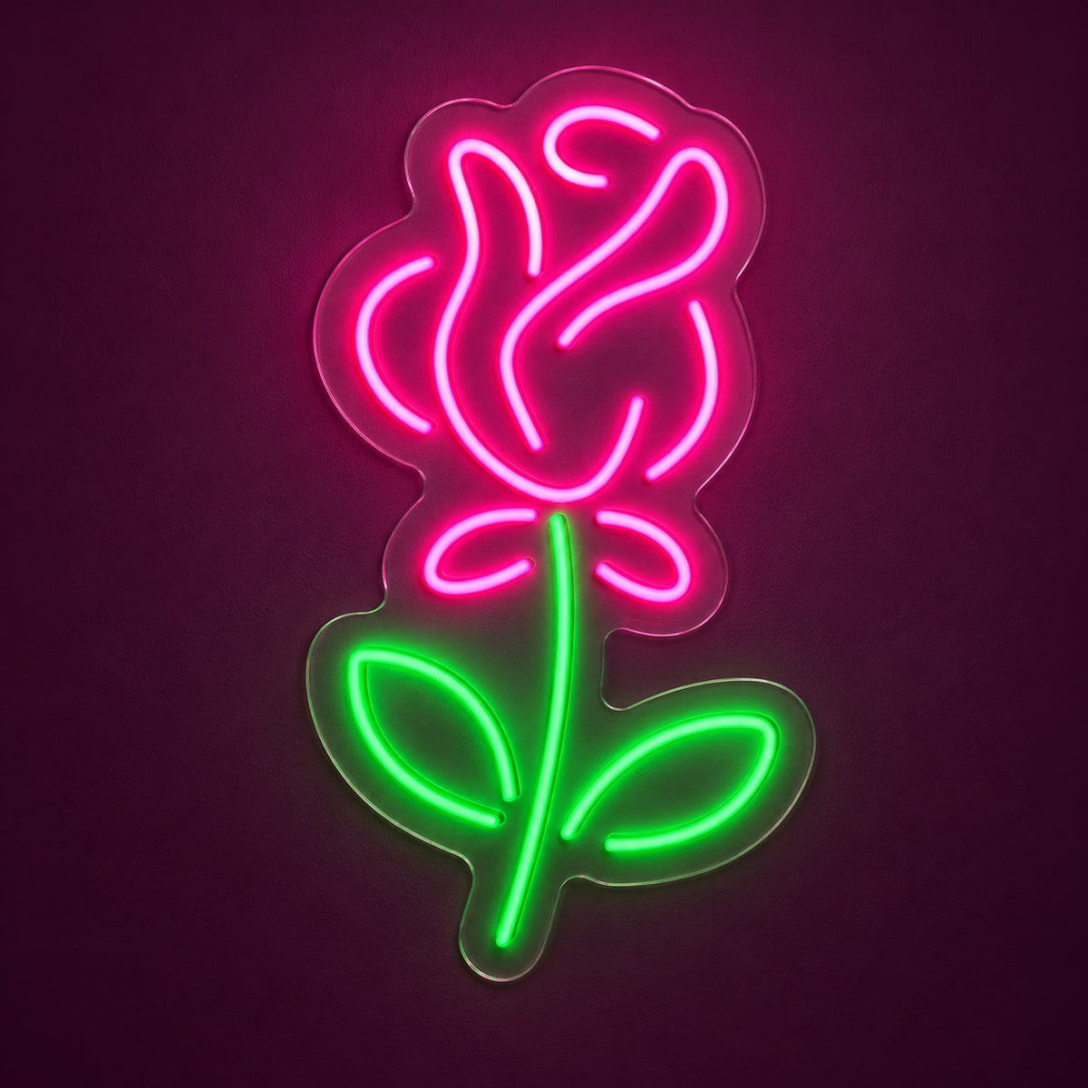 Rose Flower LED Neon Sign - product hero