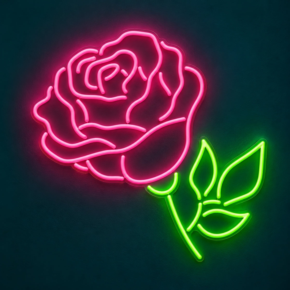 Rose Leaves LED Neon Sign - product hero