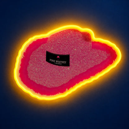 Textured Cowboy Hat LED Neon Sign - product hero