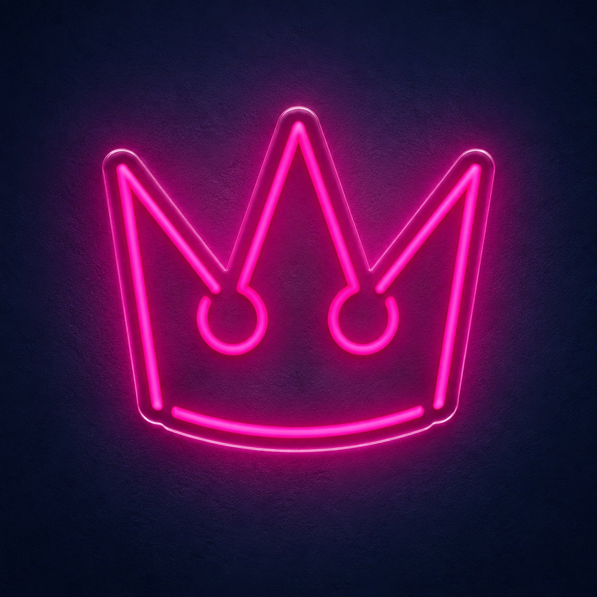 Three Point Crown LED Neon Sign - product hero