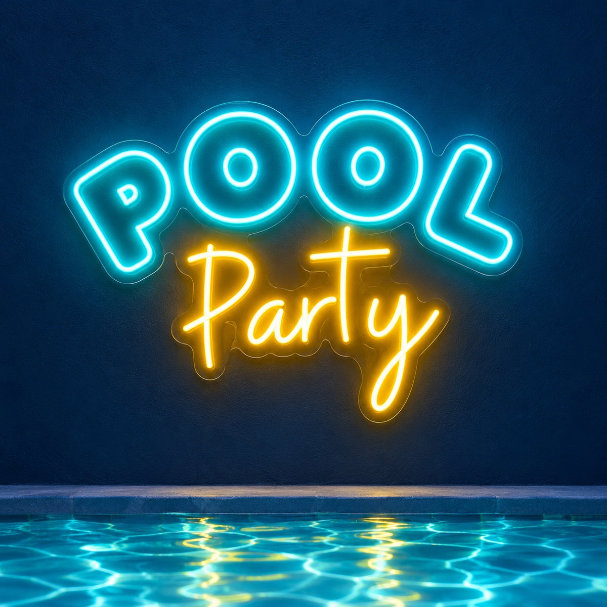 Pool Party LED Neon Sign - product hero