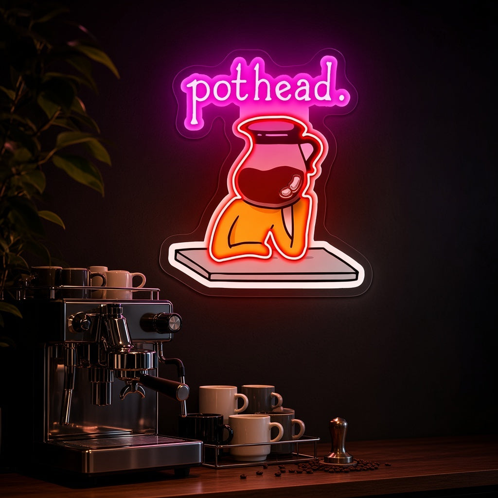 Pothead LED Neon Sign - advertising view