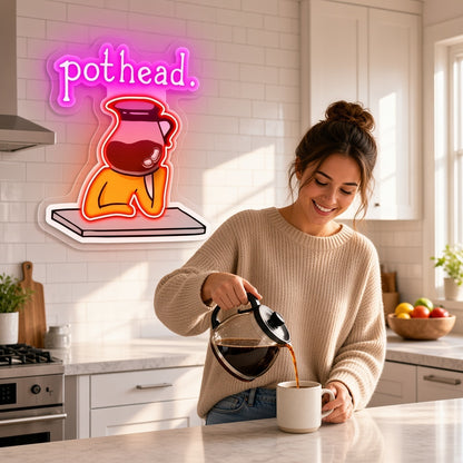 Pothead LED Neon Sign - lifestyle view
