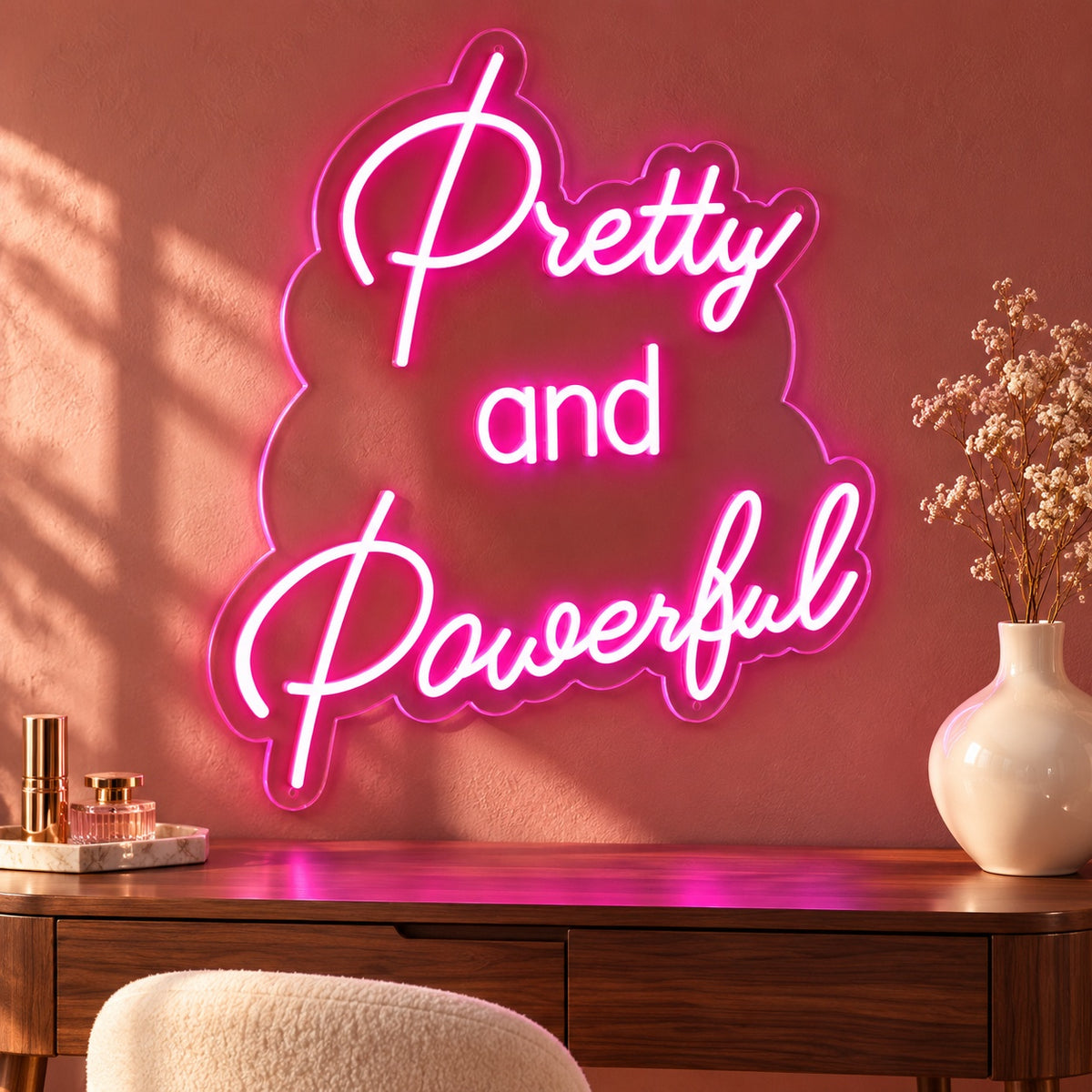 Pretty And Powerful LED Neon Sign - advertising view