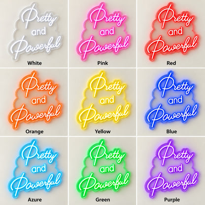 Pretty And Powerful LED Neon Sign - nine-color grid