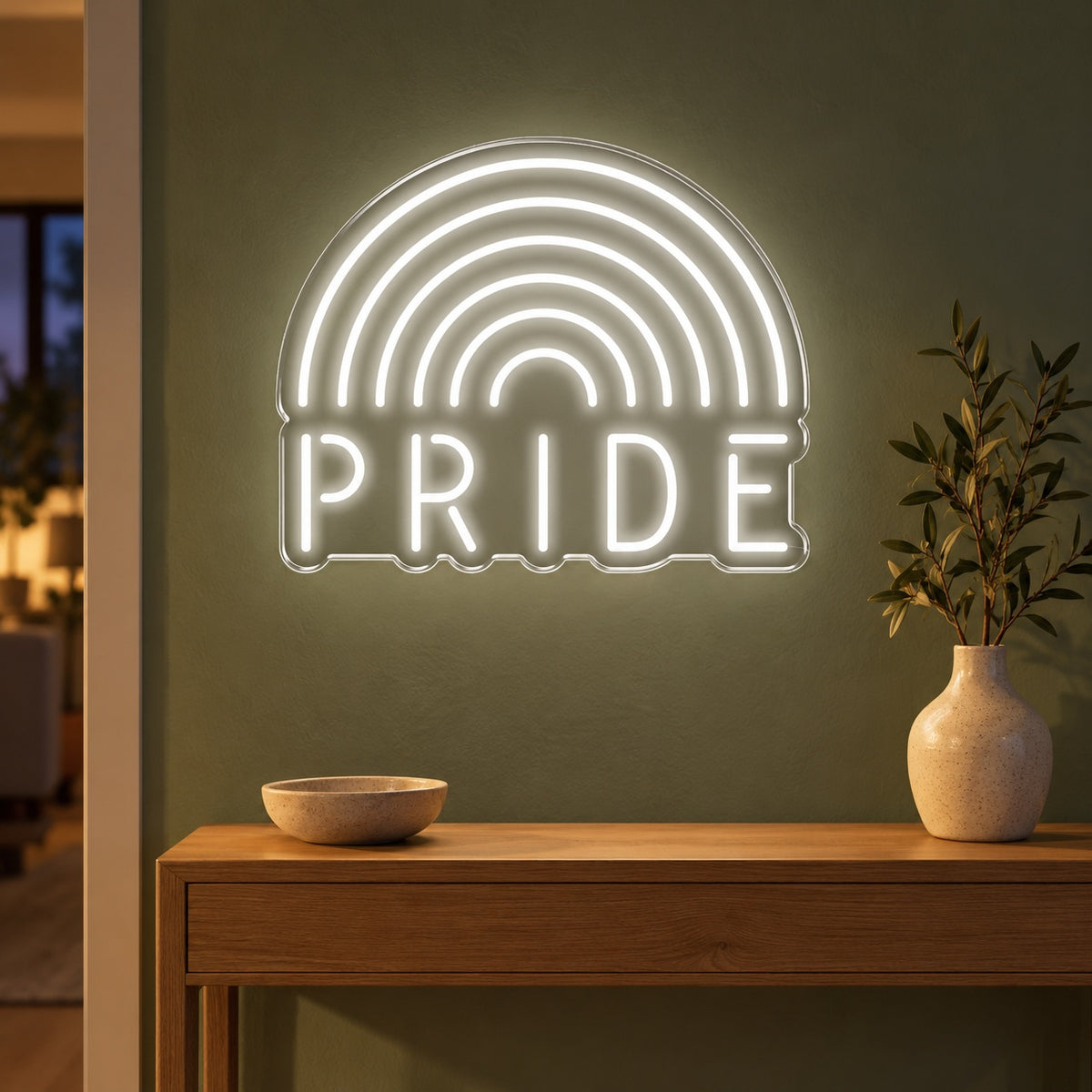 Pride LED Neon Sign - advertising view
