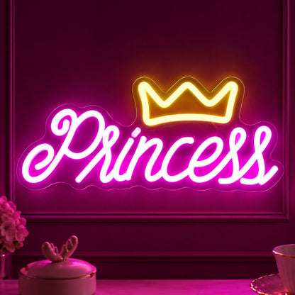 Princess LED Neon Sign - product hero