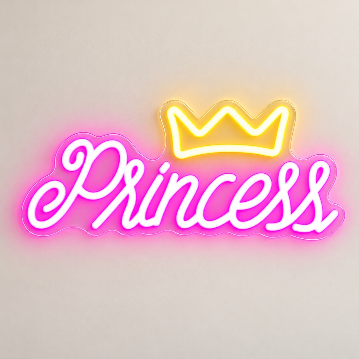 Princess LED Neon Sign - natural light view