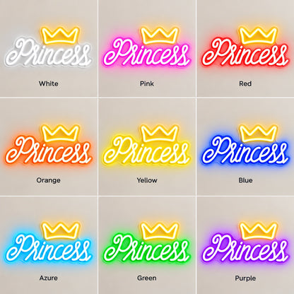 Princess LED Neon Sign - nine-color grid