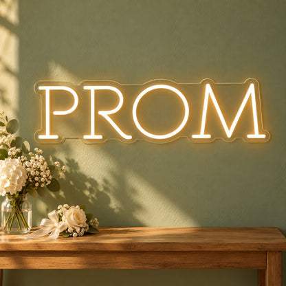 Prom LED Neon Sign - lifestyle view