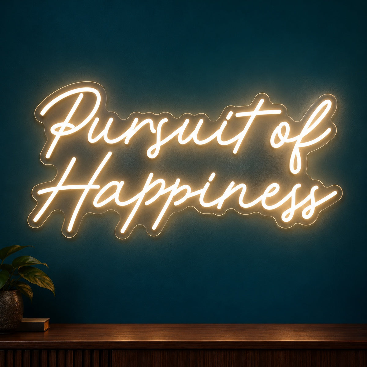 Pursuit Of Happiness LED Neon Sign - product hero
