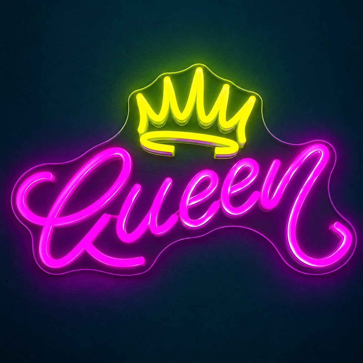 Queen Crown LED Neon Sign - product hero