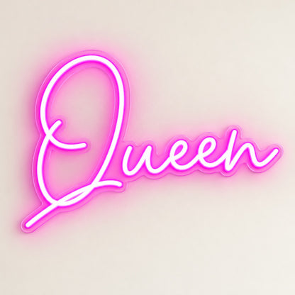 Queen LED Neon Sign - natural light view