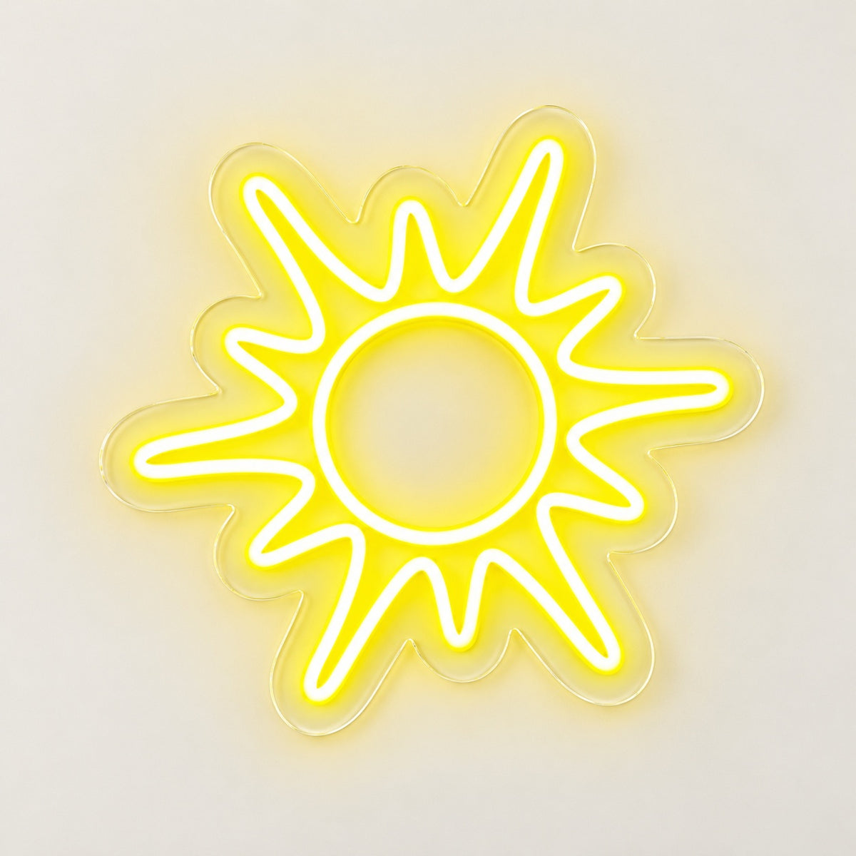 Radiant Sun LED Neon Sign - natural light view