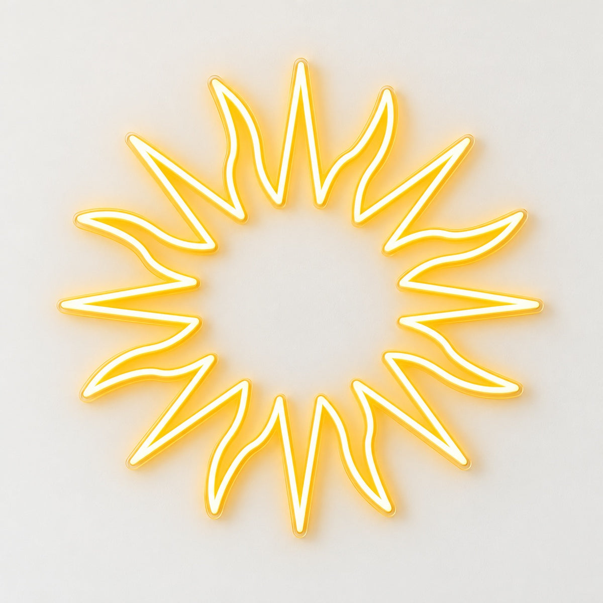 Radiant Sun LED Neon Sign - natural light view