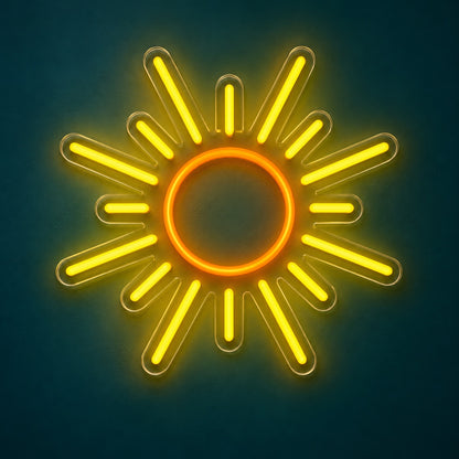 Radiant Sun LED Neon Sign - product hero