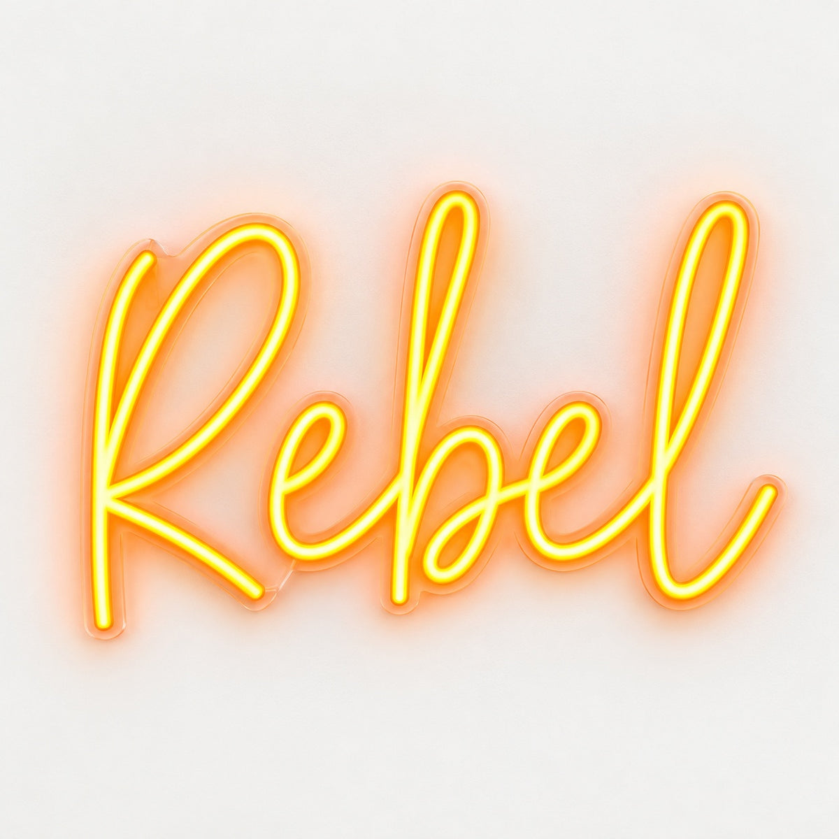 Rebel LED Neon Sign - natural light view