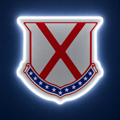 Saltire Star Shield LED Neon Sign - product hero