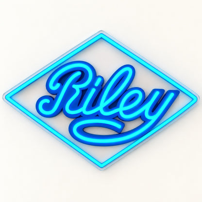 Riley LED Neon Sign - natural light view