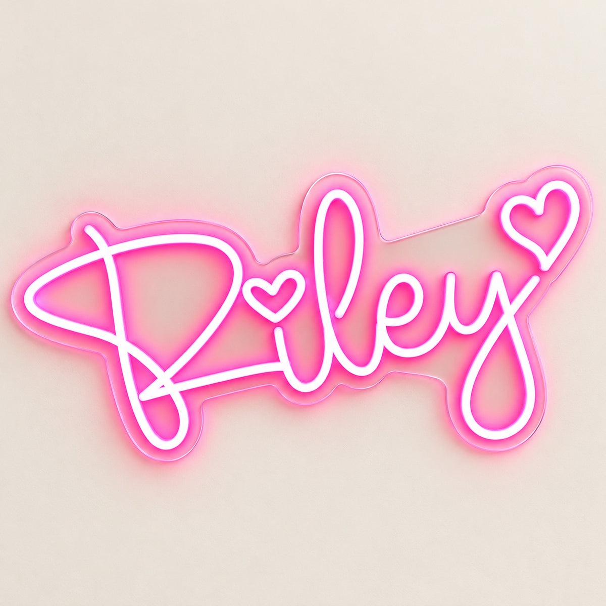 Riley LED Neon Sign - natural light view