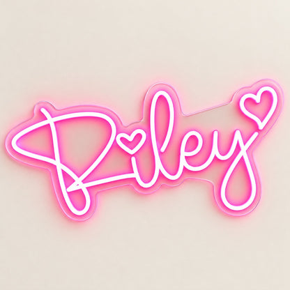 Riley LED Neon Sign - natural light view