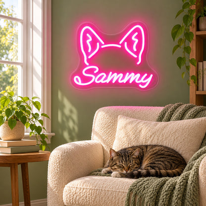 Sammy LED Neon Sign - lifestyle view