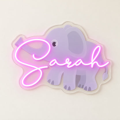 Sarah LED Neon Sign - natural light view