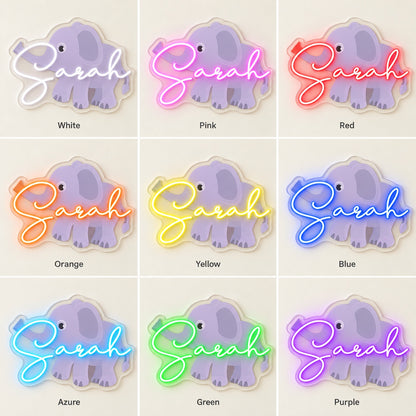 Sarah LED Neon Sign - nine-color grid