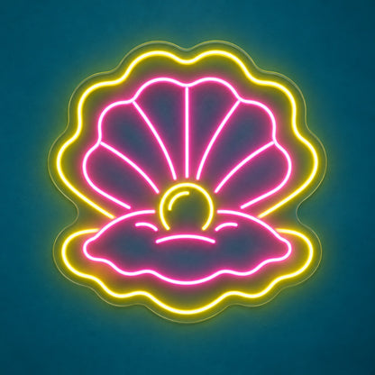 Seashell Pearl LED Neon Sign - product hero