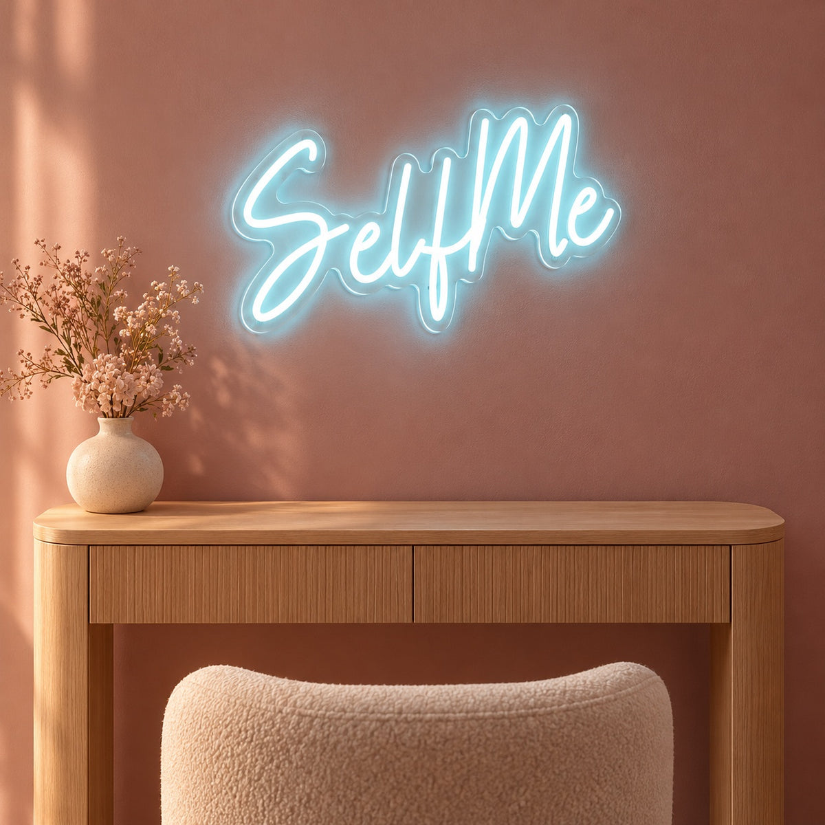 Selfie LED Neon Sign - advertising view