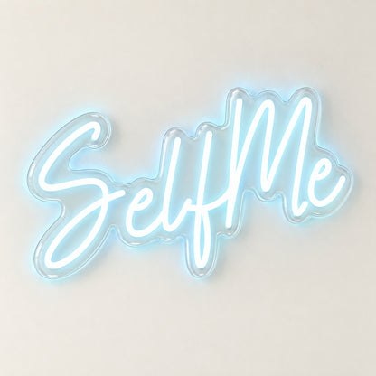 Selfie LED Neon Sign - natural light view