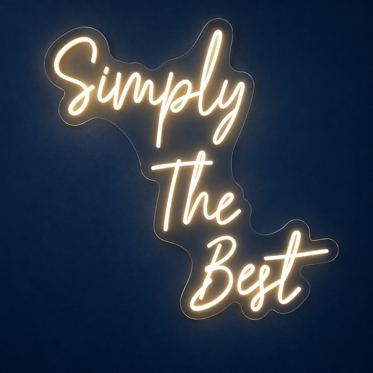 Simply The Best LED Neon Sign - product hero