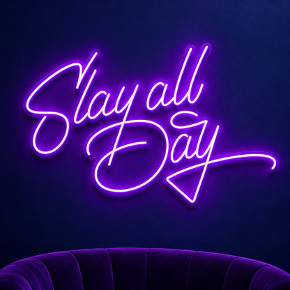 Slay All Day LED Neon Sign - product hero