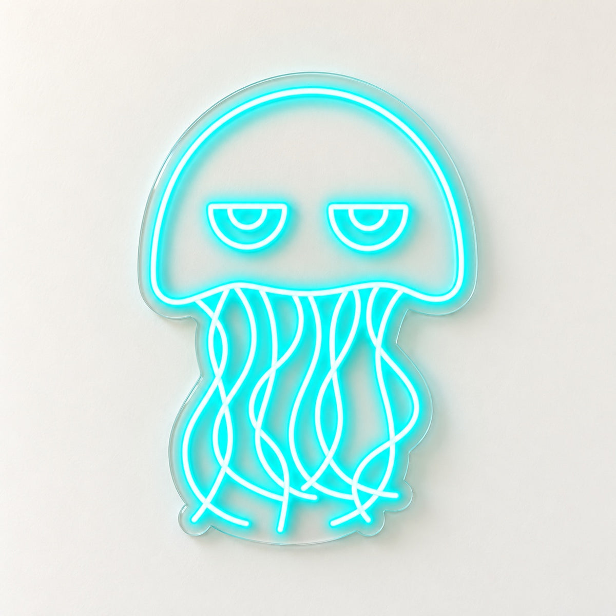 Sleepy Jellyfish LED Neon Sign - natural light view