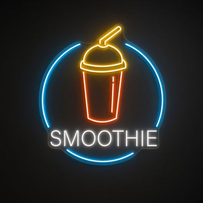 Smoothie LED Neon Sign - product hero