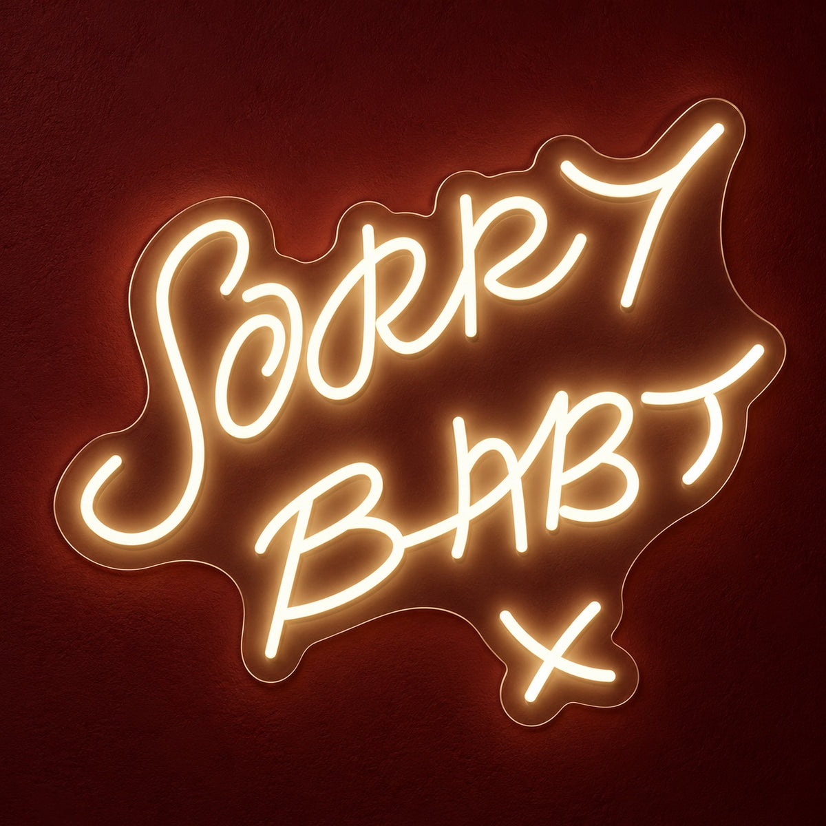 Sorry Baby LED Neon Sign - product hero
