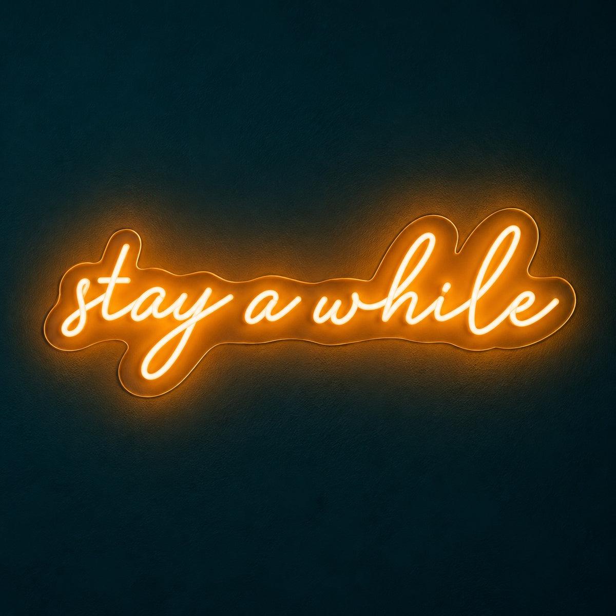 Stay A While LED Neon Sign - product hero