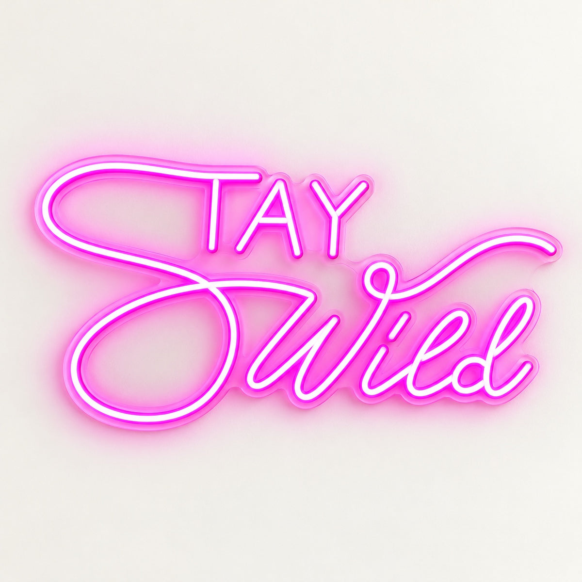 Stay Wild LED Neon Sign - natural light view