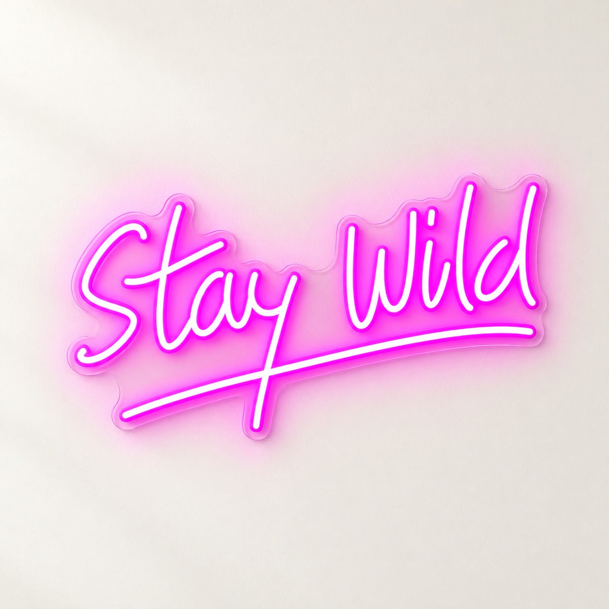 Stay Wild LED Neon Sign - natural light view