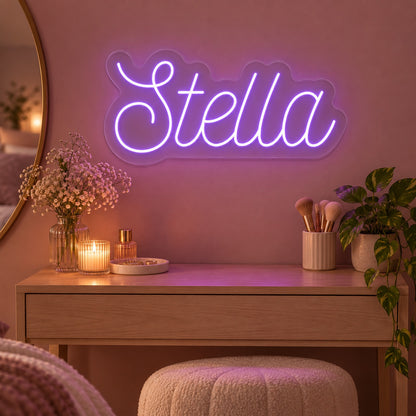 Stella LED Neon Sign - advertising view