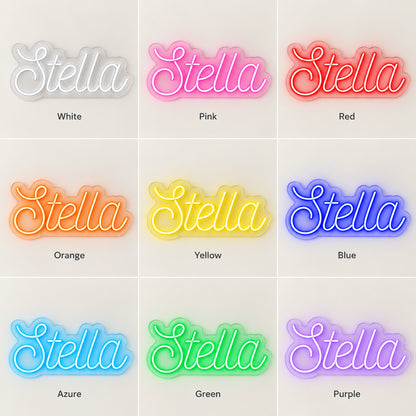 Stella LED Neon Sign - nine-color grid